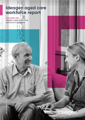 CompliSpace Aged Care Workforce Report 2022 Ideagen Cover