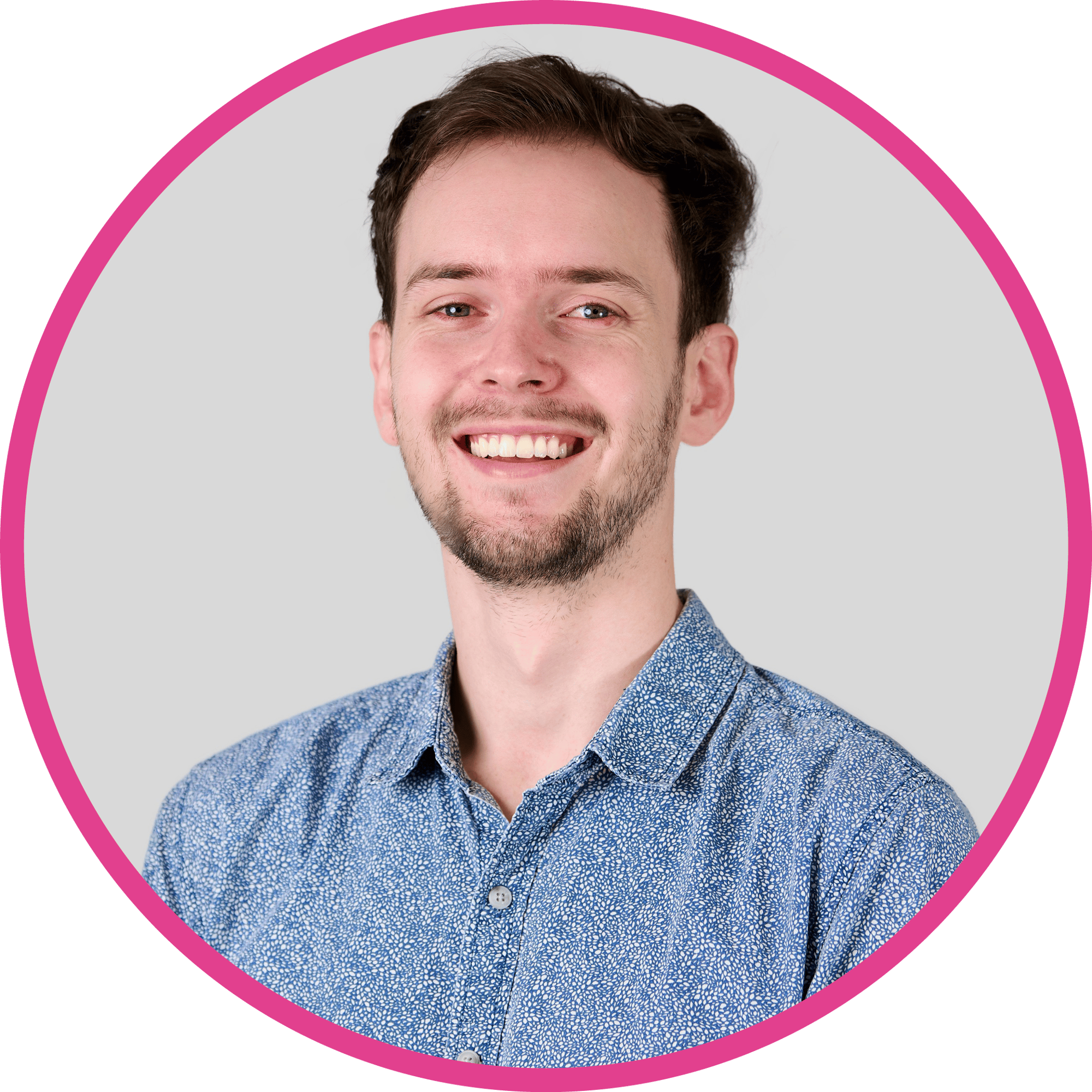 Professional Services Headshot Pink Circle - Adam Bertwistle-1