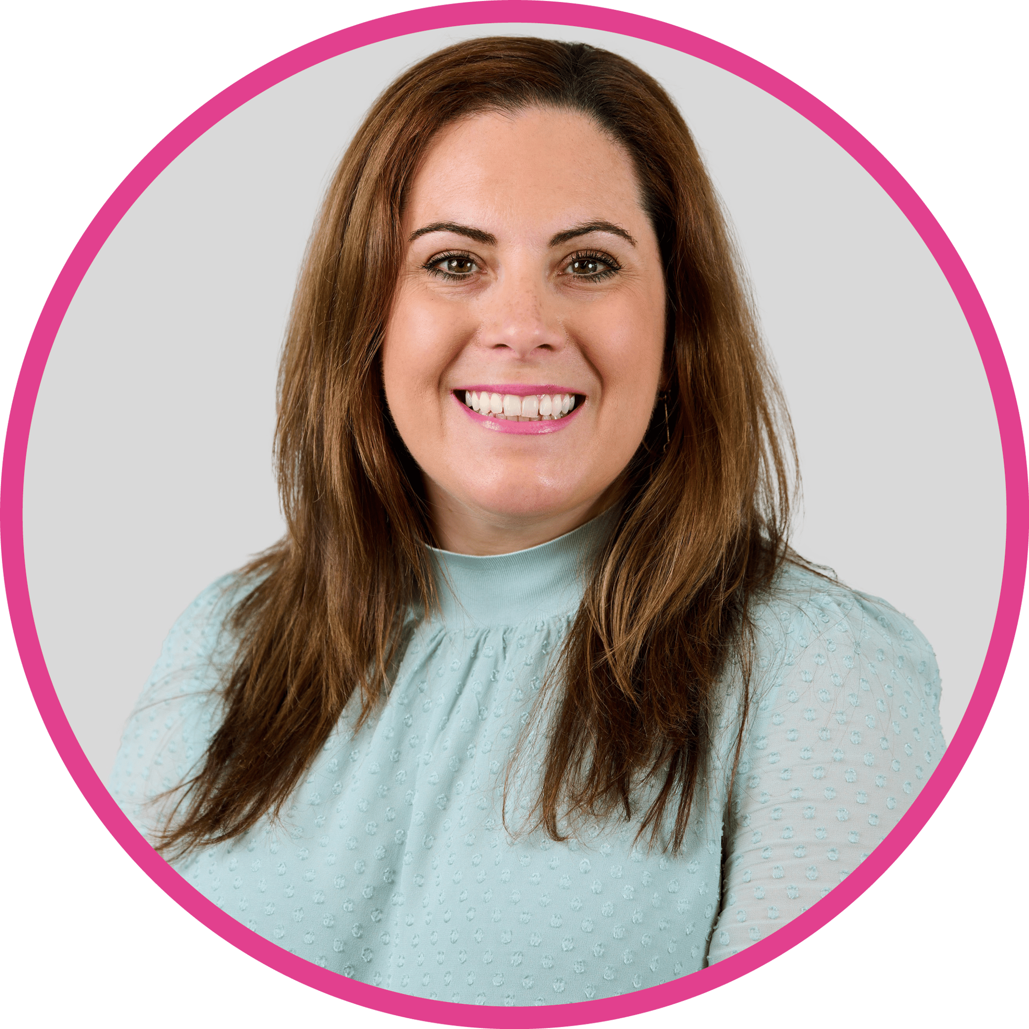 Professional Services Headshot Pink Circle - Deanne Cannizzaro