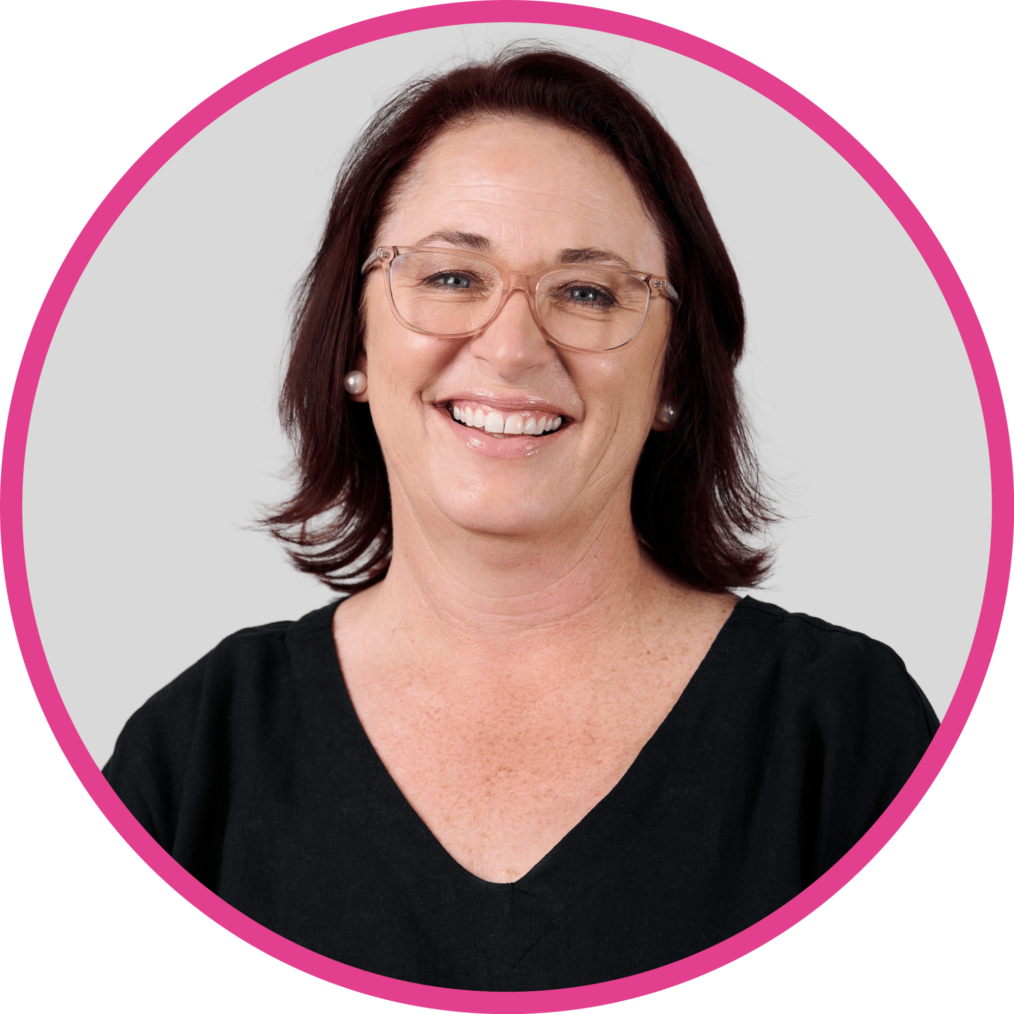 Professional Services Headshot Pink Circle - Michelle Graham-1
